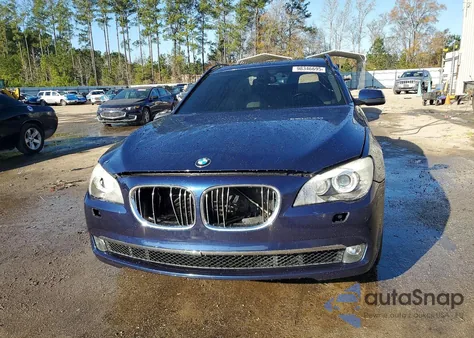 2012 BMW 740 I z USA, uszkodzony, nr VIN WBAKA4C5XCDS99351